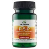 Swanson P-5-P, vitamine B6 20 mg, 60 capsules