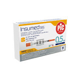 Pic Solution Insumed, insulinespuiten 0,50 ml, 30G x 8 mm, 30 stuks