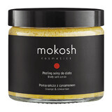 Mokosh, lichaamsscrub met zout, sinaasappel en kaneel, 300 g