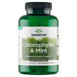 Swanson Chlorophyllin &amp; Mint, chlorofyl met munt, 500 kauwtabletten