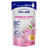 On Line, vloeibare crèmezeep, Magnolia en Lotus, bouillon, 500 ml