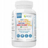 Wish B12 + B6 (P-5-P) + Biotine + Foliumzuur Modulator Forte, 120 capsules