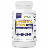 Wish Resveratrol Extract 500 mg, druivenschilextract, 120 capsules