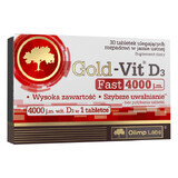 Olimp, Gold-Vit D3 4000 IU. Rapid, apple flavor, 30 tablets