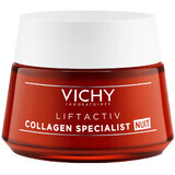 Vichy Liftactiv Collagen Specialist, anti-aging night cream, 50 ml