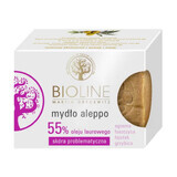 Bioline, Aleppo zeep 55% laurierolie, 200 g