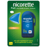 Nicorette Fruit 4 mg, 20 zuigtabletten