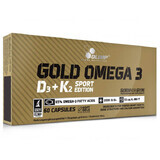 Gold Omega 3 D3 + K2 Sport Editie, 60 capsules