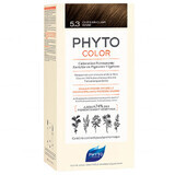 Phyto Color, vopsea de păr, 5.3 castan auriu deschis, 50 ml