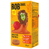 Bob Snail Eat &amp; Play Fruithapje, appel, peer, 20 g + speeltje