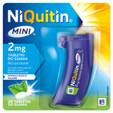 NiQuitin Mini 2 mg, 20 zuigtabletten