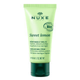 Nuxe Sweet Lemon, cremă de mâini, 50 ml