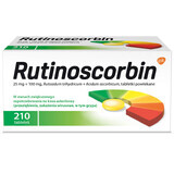 Rutinoscorbin 25 mg + 100 mg, 210 filmomhulde tabletten