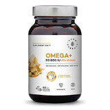 Aura Herbals Omega + Vitamine D3 800 IE voor kinderen, 60 afneembare capsules