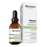 Dermena Professional, zure peeling melkzuur 10% + hyaluronzuur, alle huidtypes, 20 ml 