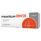 Pyrantelum OWIX 250 mg, 3 comprimidos