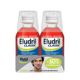 Mondwater 200 + 200ml, Eludril Classic