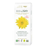 Eco by Naty, ecologisch maandverband met vleugels, composteerbaar, Super, 12 stuks