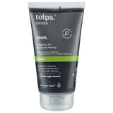 Tolpa Dermo Men Pure, houtskool gezichtsreinigingsgel, 150 ml