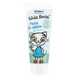 Momme Kitten, pasta dentífrica para niños de 0 a 3 años, sabor menta, sin flúor, 50 ml