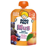 Bobo Frut Fruitmousse in een tube, appel en bosvruchten, 1-3 jaar, 150 g