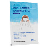 Anti-migraine pleisters, 12 pleisters, Wooshin Labottach