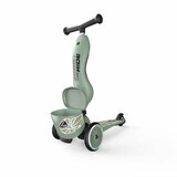 Highwaykik 1 2-in-1 converteerbare kinderstep, 1 - 5 jaar, Lifestyle Greenlines, Scoot &amp; Ride