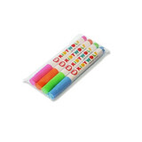 Fluorescent markers for the KidyDraw tablet, RGBO, 4 pieces, Kidywolf