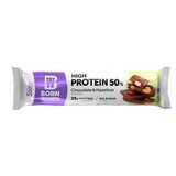 Slim chocolate and hazelnut protein bar, 50 g, Born Winner