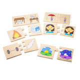 Puzzle de madera Opposite Notions, +3 años, Big Jigs