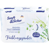 Sanft&Sicher wet toilet paper the magic of spring, 100 pcs