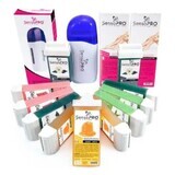 Professional Epilation Kit, SensoPro Milano, Azure, Heater, 11 Wax Reserves, Epilator Strips