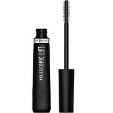 Volume, Verlenging en Krul Mascara, Loreal, Telescopic Lift, Zwart, 9.9 ml