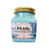 Natural Scrub for Face and Body, with Vitamin E and B5, Wokali, Pearl, 350 ml