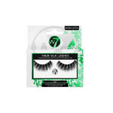 Wiederverwendbare falsche Wimpern, W7, Faux Silk Lashes, Aura, mit Kleber