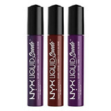 Set de 3 barras de labios mate NYX Professional Makeup Liquid Suede Cream, 10