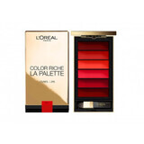 Lippenstift Palette Loreal Color Riche, La Palette, Rood, 6 kleuren