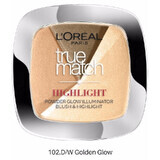 Verhelderend poeder, Loreal, True Match Highlight, 102 Gouden gloed