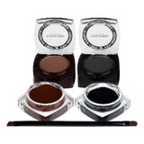 Set tus eyeliner gel + wenkbrauw wenkbrauw &amp; eyeliner gel