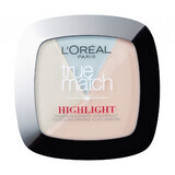 Verhelderend poeder, Loreal, Highlight True Match, 302 Icy Glow