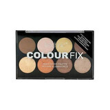 Palette of 8 illuminating powders Technic Color Fix Highlighter Palette