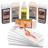 Waxing kit waxing verbruiksartikelen 5 navullingen wax + wax strips + olie