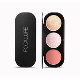 Focallure Blush &amp; Highlighter 03 - Paleta de polvos iluminadores y bronceadores