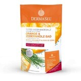 Sel de bain orange et cèdre (80624), 400g, DermaSel