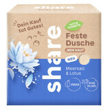 Share Shower Cub with sea salt and lotus el lotus, 60g