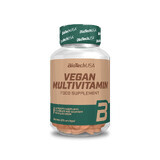 Veganistische multivitamine, 60 tabletten, BioTech USA