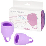 Lola Games Set de cupe menstruale Wellness Natural Lavender Orchid 2 buc