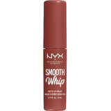 NYX Professionele Make-up Smooth Whip Matte Lip Cream 03 Late Foam Matte Liquid Lipstick, 4 ml