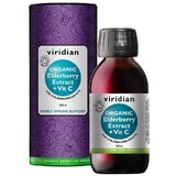 Viridian vlierbessenextract + biologische vitamine C 100 ml