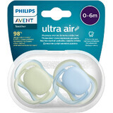 Couche neutre Philips Avent Ultra Air 0-6m Garçon Bleu 2 pcs